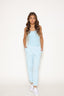 RIBBED CAMI BLUE