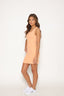 OPEN BACK TANK DRESS APRICOT
