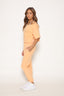 FRENCH TERRY BOXY CROP APRICOT TOP