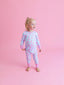 BAMBOO RUFFLE 2-PIECE LONG SLEEVE PAJAMA SET
