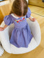 FORGETMENOT VIOLET LINEN DRESS