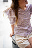 DANCING PETAL VIOLET BLOUSE
