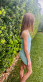 RIBBED CAMI BLUE