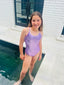 SORBET IRIDESCENT LILAC SWIMSUIT