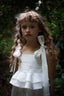 LINEN WHITE DRESS WITH TIES