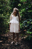 LINEN WHITE DRESS WITH TIES