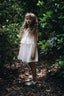 LINEN WHITE DRESS WITH TIES