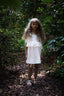 LINEN WHITE DRESS WITH TIES