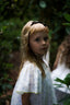 COTTON CHIFFON DRESS PEARL WHITE