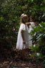 COTTON CHIFFON DRESS PEARL WHITE