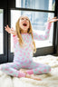 BAMBOO RUFFLE 2-PIECE LONG SLEEVE PAJAMA SET