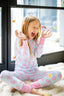 BAMBOO RUFFLE 2-PIECE LONG SLEEVE PAJAMA SET