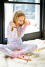 BAMBOO RUFFLE 2-PIECE LONG SLEEVE PAJAMA SET