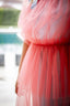 TULLE MAXI DRESS ARMINELLA PINK