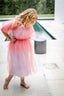 TULLE MAXI DRESS ARMINELLA PINK