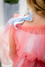 TULLE MAXI DRESS ARMINELLA PINK
