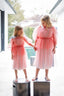 TULLE MAXI DRESS ARMINELLA PINK