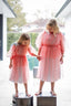 TULLE MAXI DRESS ARMINELLA PINK