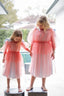 TULLE MAXI DRESS ARMINELLA PINK