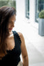 SCALLOPED SLEEVELESS TOP