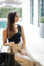 SCALLOPED SLEEVELESS TOP