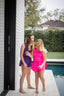 HOT PINK ATHLETIC TOP