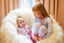 BAMBOO RUFFLE 2-PIECE LONG SLEEVE PAJAMA SET