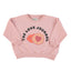 LIGHT PINK UNISEX SWEATSHIRT.