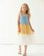 SILK CHIFFON DRESS IRIS WITH STRING.