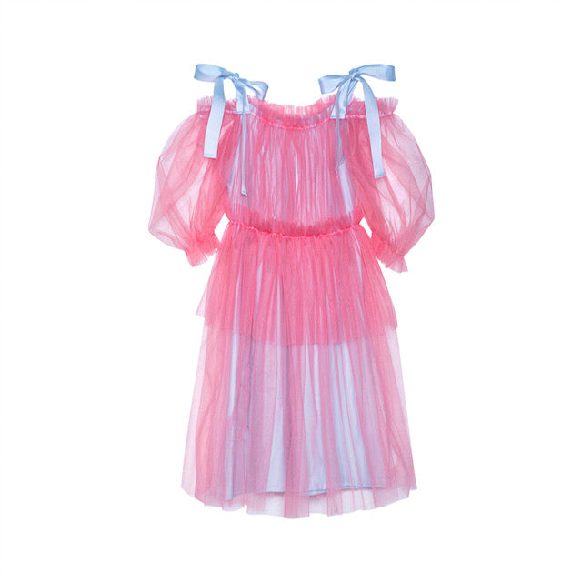 pink tulle dress villanelle Villanelle Pink Dress