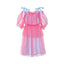 TULLE MAXI DRESS ARMINELLA PINK