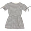 NAVY STRIPE DRESS.