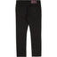 DARK JEAN WITH STITCHING DETAILS.