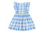 BLUE CHECKER BREEZE DRESS.