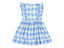 BLUE CHECKER BREEZE DRESS.