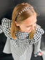 BLACK PLAID BIANCA DRESS.