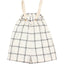 COTTON CHECK JUMPSUIT.