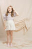 FORGETMENOT WHITE LINEN SHORTS