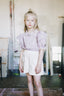 FORGETMENOT WHITE LINEN SHORTS