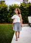 OFF SHOULDER WHITE BLOUSE.