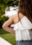 OFF SHOULDER WHITE BLOUSE.