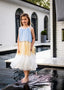 SILK CHIFFON DRESS IRIS WITH STRING.