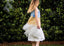SILK CHIFFON DRESS IRIS WITH STRING.
