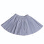 SEERSUCKER PLEATED SKIRT.