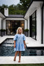 COTTON DRESS BORA BLUE.