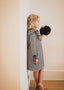 BLACK PLAID BIANCA DRESS.
