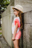 TWILL ROSE SHORTS.