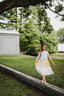 SILK CHIFFON DRESS IRIS WITH STRING.