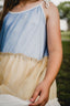 SILK CHIFFON DRESS IRIS WITH STRING.