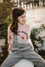 LIGHT PINK UNISEX SWEATSHIRT.